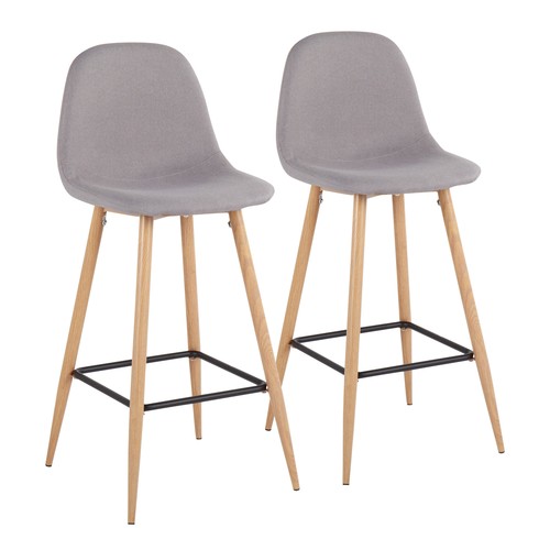 Pebble 30" Fixed-height Barstool - Set Of 2